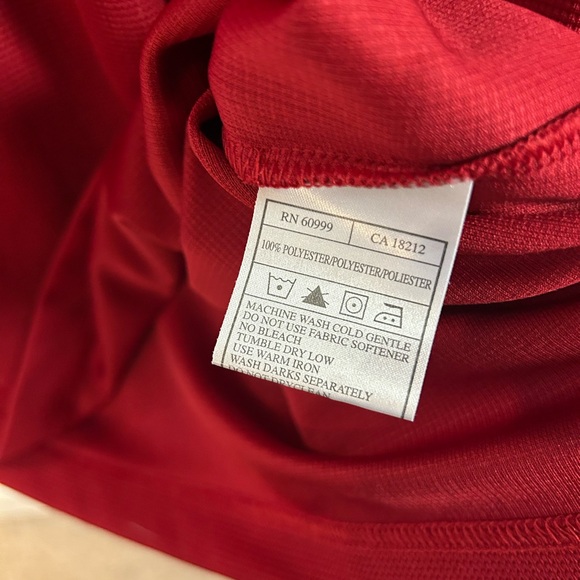 Antigua Red and White OSU Polo Shirt - Picture 4 of 5